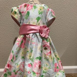 NWOT Jona Michelle Flowered Dress Size 18M